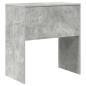 Preview: Computertisch Beton Grau Spanplatte mit Beton-Look 70 x 40 x 76 cm
