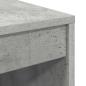 Preview: Computertisch Beton Grau Spanplatte mit Beton-Look 70 x 40 x 76 cm