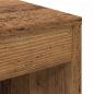 Preview: Rustikaler Schreibtisch Alter Holzfinish Holz 80 x 40 x 76 cm