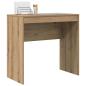 Preview: Schreibtisch Eiche Holzwerkstoff 80 x 40 x 76 cm Schreibtisch