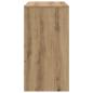 Preview: Schreibtisch Eiche Holzwerkstoff 80 x 40 x 76 cm Schreibtisch