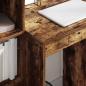 Preview: Schreibtisch Geräucherter Eiche Engineered Wood 60 x 50 x 76 cm