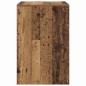Preview: Rustikaler Schreibtisch Altes Holz Werkstoff 60 x 50 x 76 cm