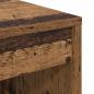 Preview: Rustikaler Schreibtisch Altes Holz Werkstoff 60 x 50 x 76 cm