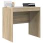 Preview: Schreibtisch Sonoma Eiche 80x50x76 cm Holzwerkstoff