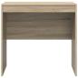 Preview: Schreibtisch Sonoma Eiche 80x50x76 cm Holzwerkstoff