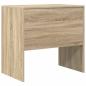 Preview: Schreibtisch Sonoma Eiche 80x50x76 cm Holzwerkstoff