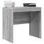Preview: Schreibtisch Grau Sonoma 80x50x76 cm Holzwerkstoff