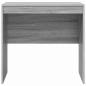 Preview: Schreibtisch Grau Sonoma 80x50x76 cm Holzwerkstoff
