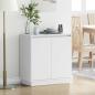 Preview: ARDEBO.de - LED Sideboard in Weiß - 71x34.5x75 cm, Hergestellt aus Holzwerkstoff