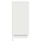 Preview: LED Sideboard in Weiß - 71x34.5x75 cm, Hergestellt aus Holzwerkstoff