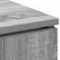 Preview: TV-Schrank Grau Sonoma 100x38x49 cm Holzwerkstoff