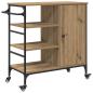 Preview: Küchenwagen Artisan Eiche 87,5x38,5x84,5 cm Holzwerkstoff