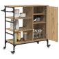 Preview: Küchenwagen Artisan Eiche 87,5x38,5x84,5 cm Holzwerkstoff