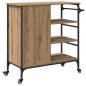 Preview: Küchenwagen Artisan Eiche 87,5x38,5x84,5 cm Holzwerkstoff