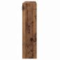 Preview: Vitrine Schrank Alte Holz 100x15x58 cm Holzwerkstoff