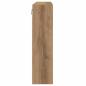 Preview: Vitrine Schrank Artisan Eiche 100x15x58 cm Holzwerkstoff