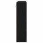 Preview: Vitrine Schrank Schwarz Eiche 100x15x58 cm Holzwerkstoff