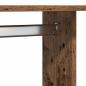 Preview: Kleiderschrank mit Rädern Altholz 102x38x110 cm Ingenieurholz
