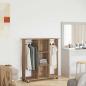 Preview: Kleiderschrank mit Rollen Artisan Eiche 102x38x110 cm Holzwerkstoff