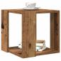 Preview: Couchtisch Altes Holz Massives recyceltes Holz 32 x 32 x 30 cm