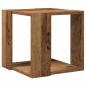 Preview: Couchtisch Altes Holz Massives recyceltes Holz 32 x 32 x 30 cm