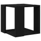 Preview: Couchtisch Schwarze Eiche MDF 32 x 32 x 30 cm Einfach Quadrat