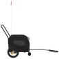 Preview: schwarzer Haustierkinderwagen Schwarz Metall, Stoff