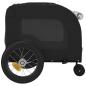 Preview: schwarzer Haustierkinderwagen Schwarz Metall, Stoff