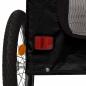 Preview: schwarzer Haustierkinderwagen Schwarz Metall, Stoff