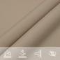 Preview: Sonnensegel Oxford-Gewebe Dreieckig 3x4x4 m Taupe