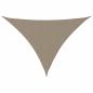 Preview: Sonnensegel Oxford-Gewebe Dreieckig 2,5x2,5x3,5 m Taupe