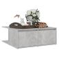 Preview: Couchtisch Betongrau 80x80x31 cm Holzwerkstoff