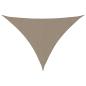 Preview: Sonnensegel Oxford-Gewebe Dreieckig 3x4x5 m Taupe