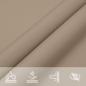 Preview: Sonnensegel Oxford-Gewebe Dreieckig 3x4x5 m Taupe
