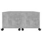 Preview: Couchtisch Betongrau 75x75x38 cm Holzwerkstoff