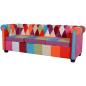 Preview: 2-tlg. Chesterfield-Sofa-Set Stoff