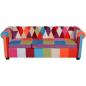 Preview: 2-tlg. Chesterfield-Sofa-Set Stoff