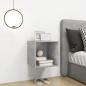 Preview: Wandschrank Betongrau 37x37x37 cm Holzwerkstoff
