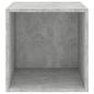 Preview: Wandschrank Betongrau 37x37x37 cm Holzwerkstoff