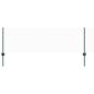 Preview: Zaunpfosten 5 Stk U-Profil Grün 120 cm Stahl, Sechseckiger Zaun Grün 0.6x10 m Stahl