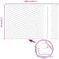 Preview: Zaunpfosten 5 Stk U-Profil Grün 120 cm Stahl, Sechseckiger Zaun Grün 0.6x10 m Stahl