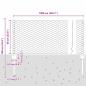 Preview: Zaunpfosten 5 Stk U-Profil Grün 120 cm Stahl, Sechseckiger Zaun Grün 0.6x10 m Stahl