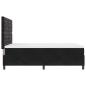 Preview: Boxspringbett mit Matratze Schwarz 160x200 cm Samt