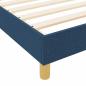Preview: Bettgestell Blau Stoff 100x200 cm