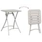 Preview: Bistrotisch Beige 55 x 55 x 72,5 cm Pulverbeschichteter Stahl