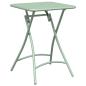 Preview: 3-tlg. Bistro-Set Klappbar Minzgrün Stahl