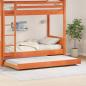 Preview: ARDEBO.de - Bettgestell Wax Brown Massivholz 80 x 200 cm Minimalistisch