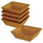 Preview: Metallpflanzer Wetterstahl 50 x 50 x 15 cm Dekorative Intarsien