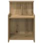 Preview: Nachttisch Artisan Eiche 40x35x60 cm Holzwerkstoff